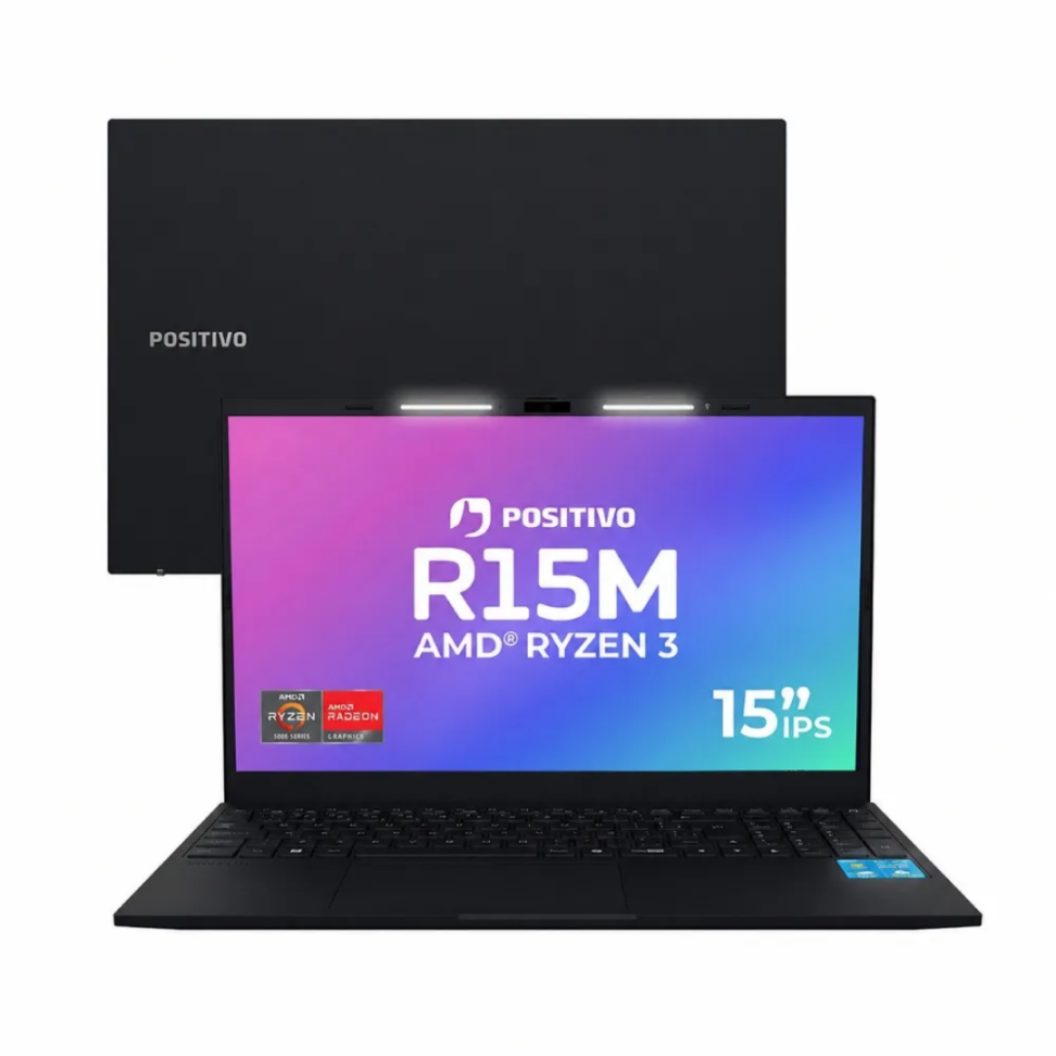 Notebook Positivo Vision R15m, AMD Ryzen 3 7330U, 8GB Ram, SSD 256GB, Linux
