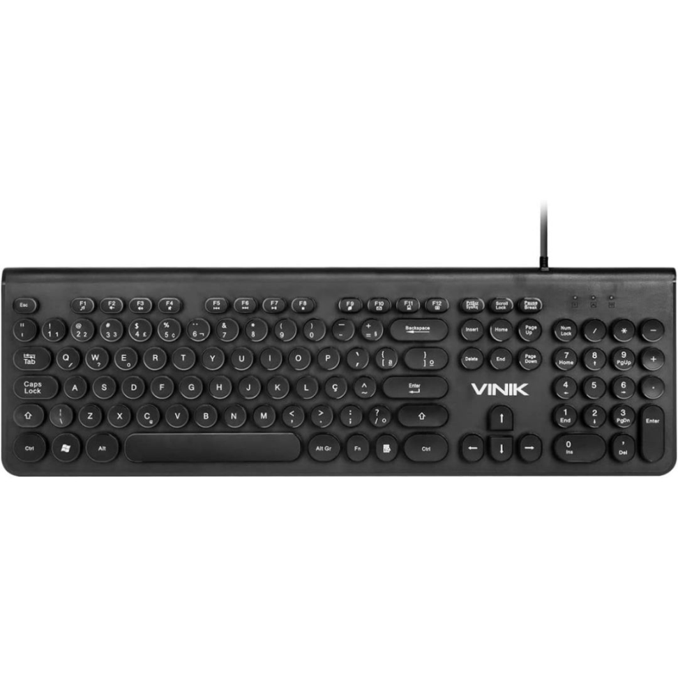 Teclado Vinik Dynamic Circle Preto - #3