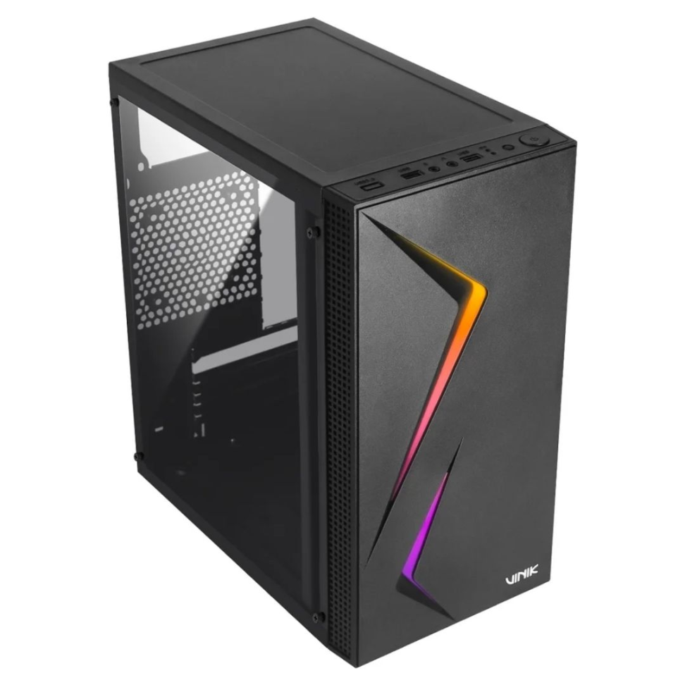 Gabinete Gamer Vinik Twin Edge Preto Lateral Acrilico - #2