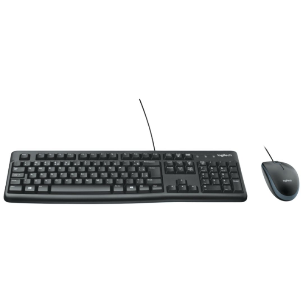Combo Teclado e Mouse MK120 c/ fio usb - Logitech - #2