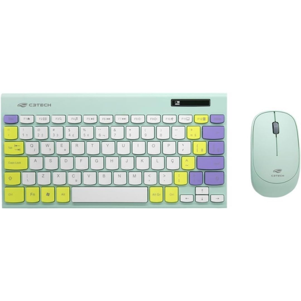 Combo Teclado e Mouse C3Tech Sem Fio, K-W71GN TKL - #2