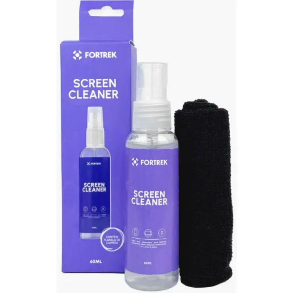 Limpa Telas Com Flanela 60ml - Fortrek