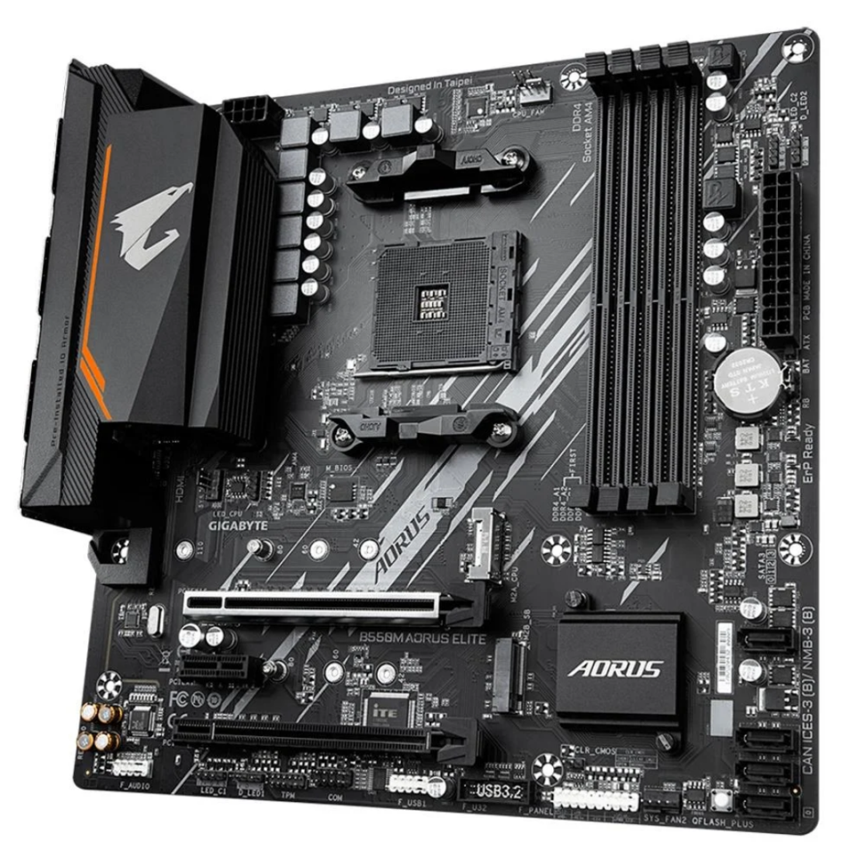 Placa-Mãe B550M Aorus Elite Rev. 1.3, AMD AM4, Micro ATX, DDR4 - Gigabyte - #4