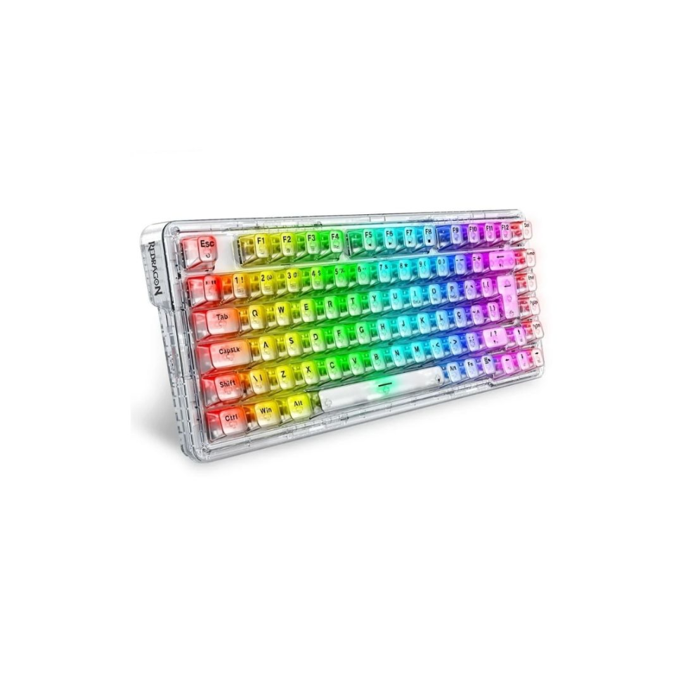 Teclado Gamer Mecânico ELF Pro RGB Crystal Clear 75% - Redragon - #3
