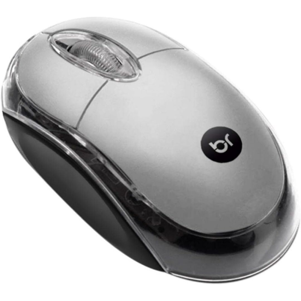 Mouse Bright Usb Prata - #2
