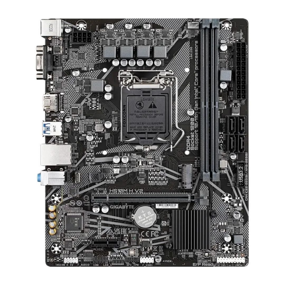 Placa Mãe H510M H LGA 1200 - Gigabyte - #2