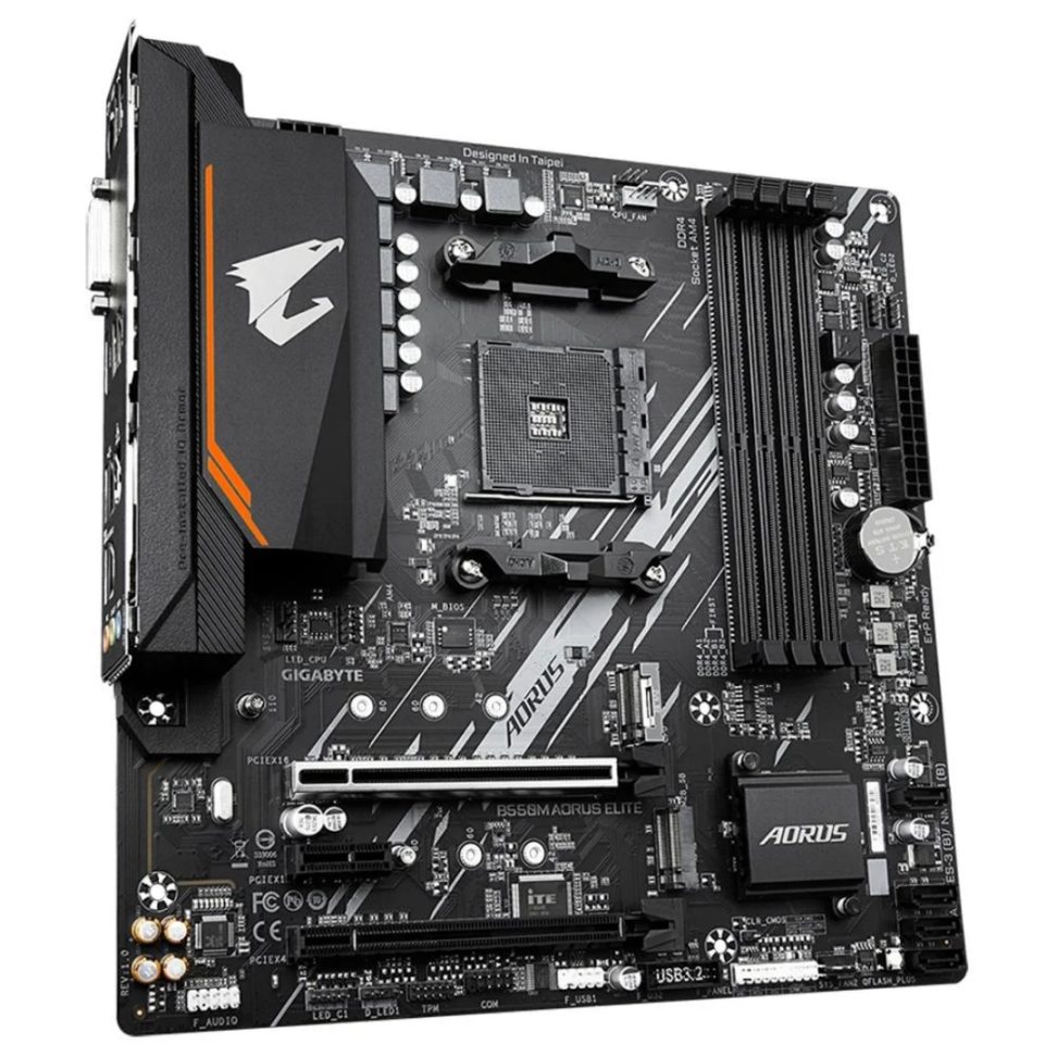 Placa-Mãe B550M Aorus Elite Rev. 1.3, AMD AM4, Micro ATX, DDR4 - Gigabyte - #3