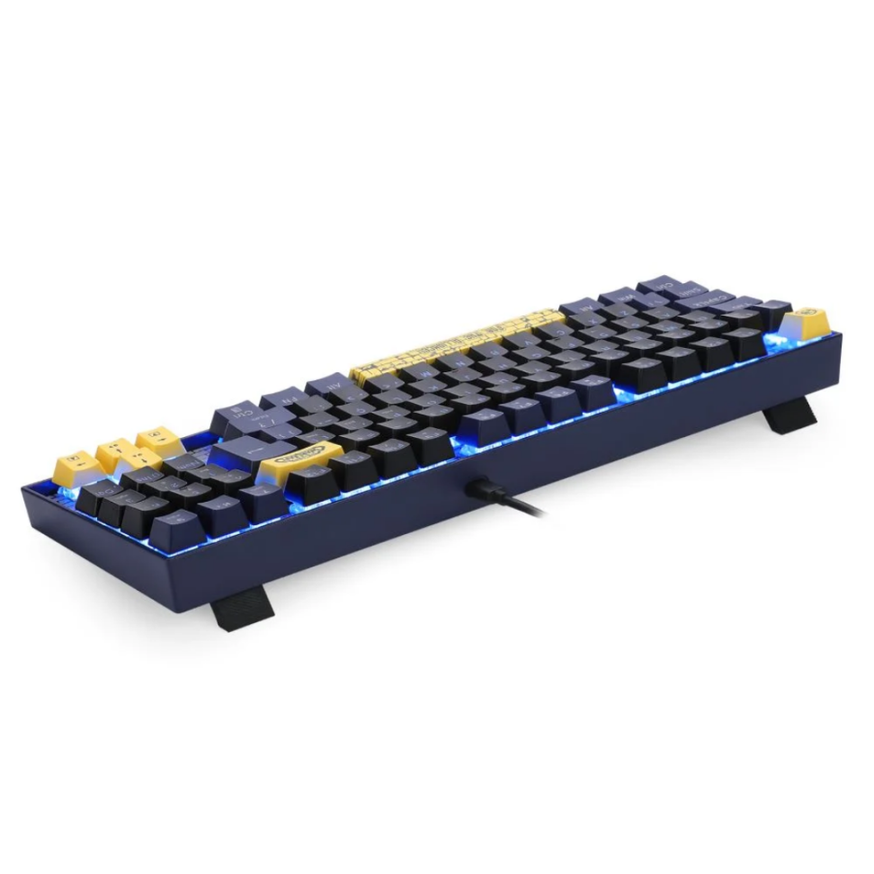 Teclado Mecânico Aliança World Of Warcraft Preto E Azul - Redragon