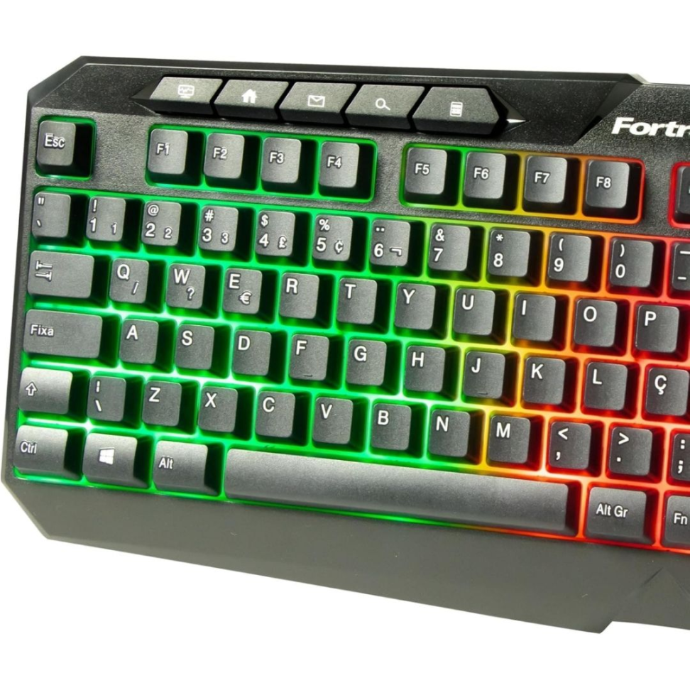 TECLADO GAMER SPIDER BLACK - FORTREK - #3