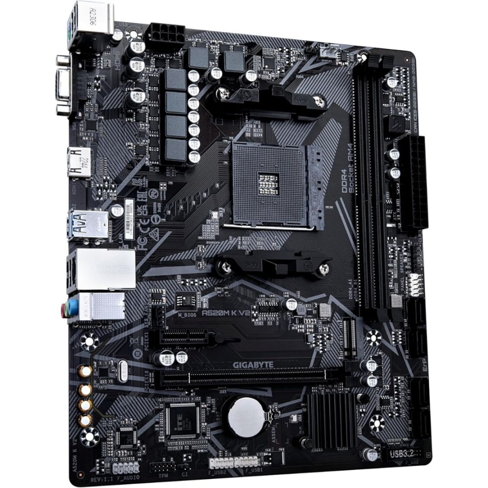 Placa Mãe Gigabyte A520M K V2 Socket AM4 AMD - #3