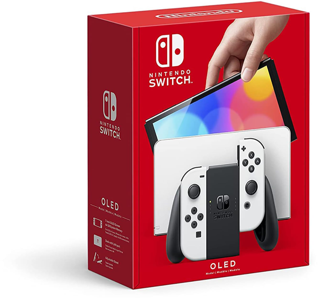 Nintendo Switch Oled White (Desbloqueado) - Micro Sd 128gb