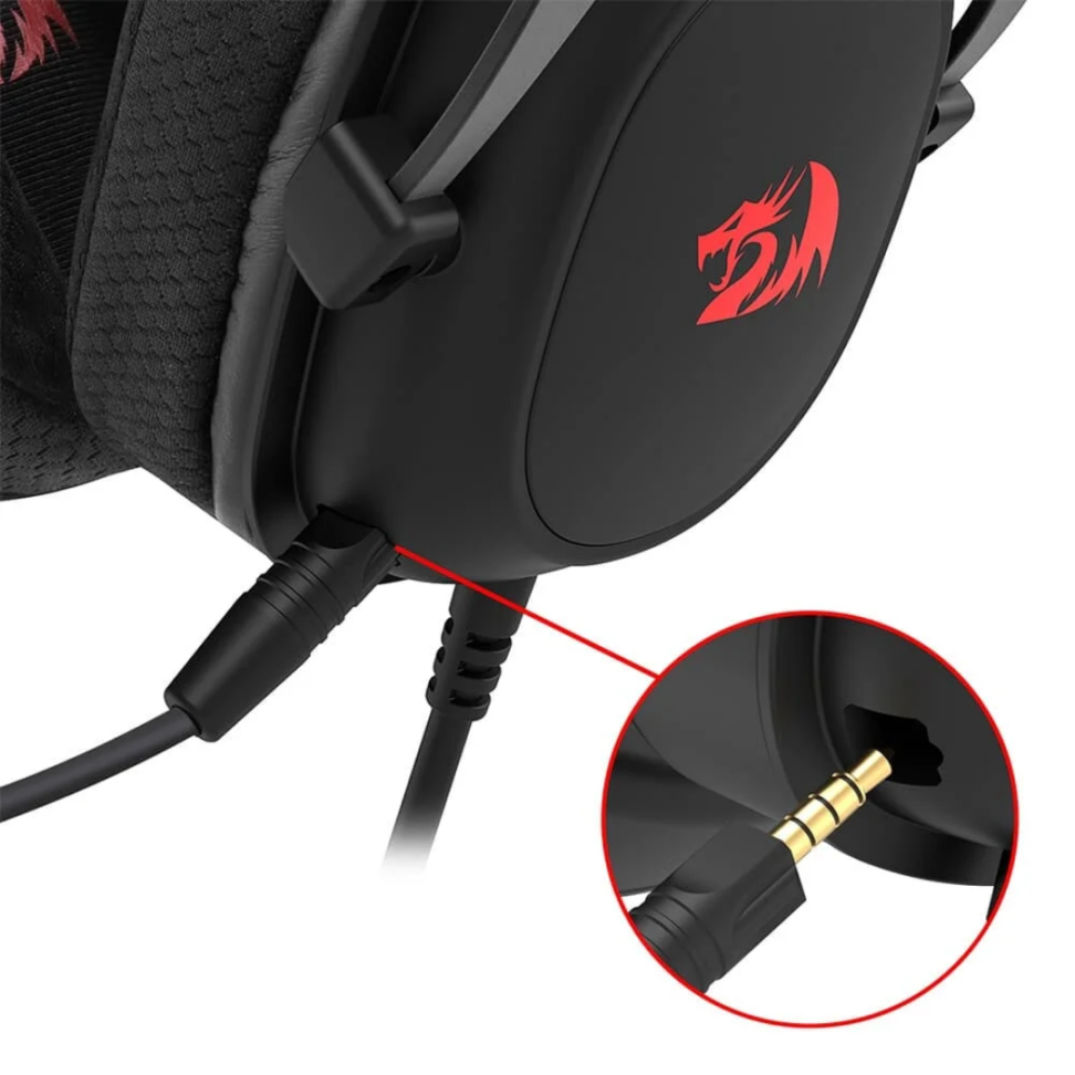Headset Gamer Zeus Lite, Preto - Redragon H510-LT - #6