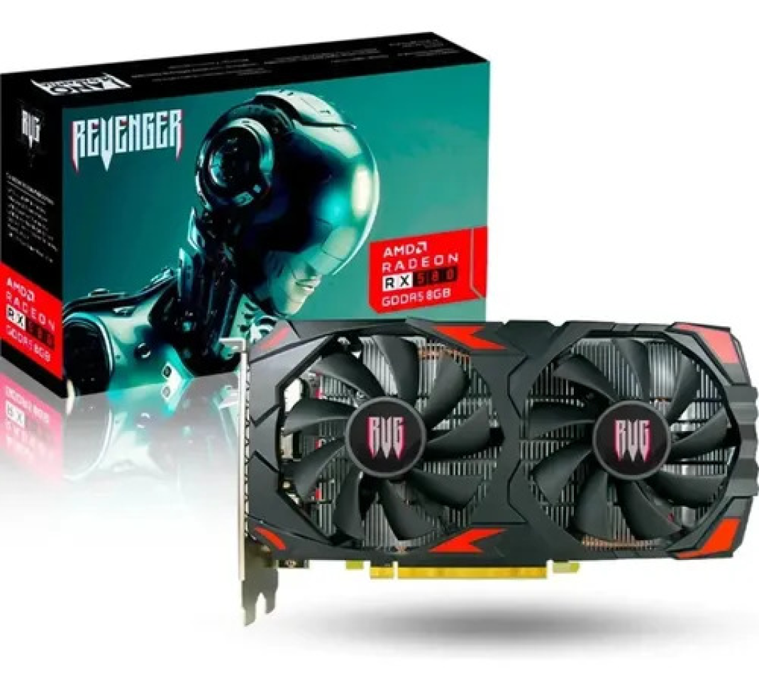 Placa De Vídeo RX 580 8GB - Revenger