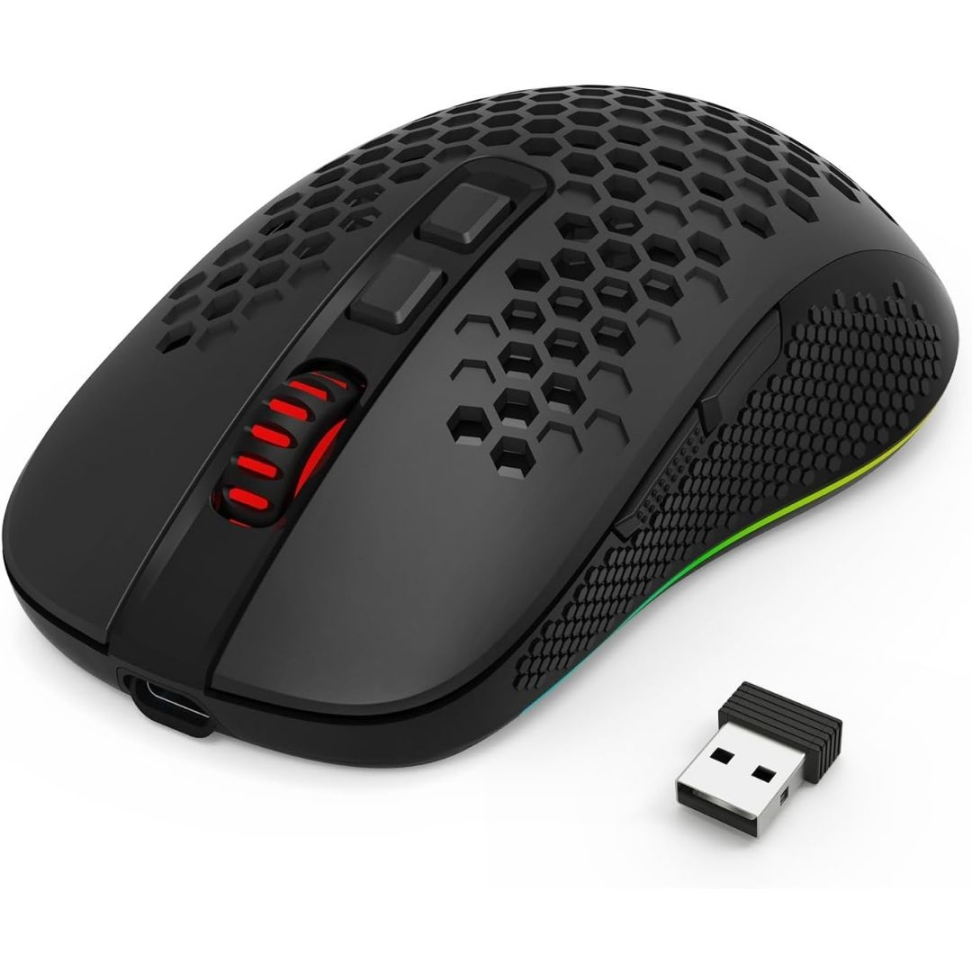 Mouse Gamer Sem Fio Hana Preto - Redragon - #2