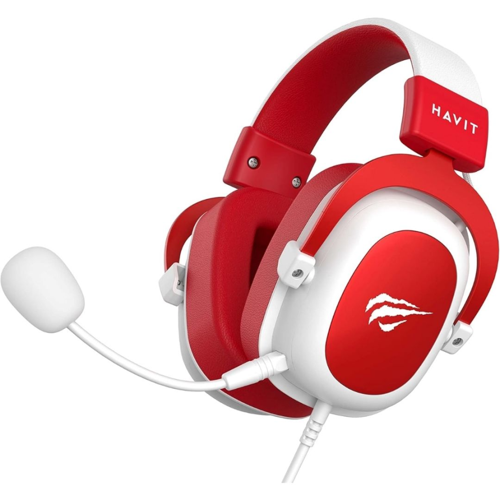 Headset Havit H2002D White/Red - #2