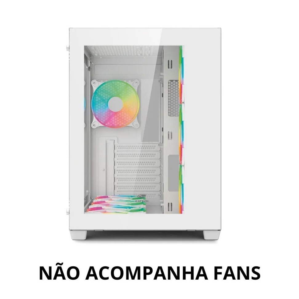 Gabinete Aquarius C3Tech, Branco - MT-G910 - #2