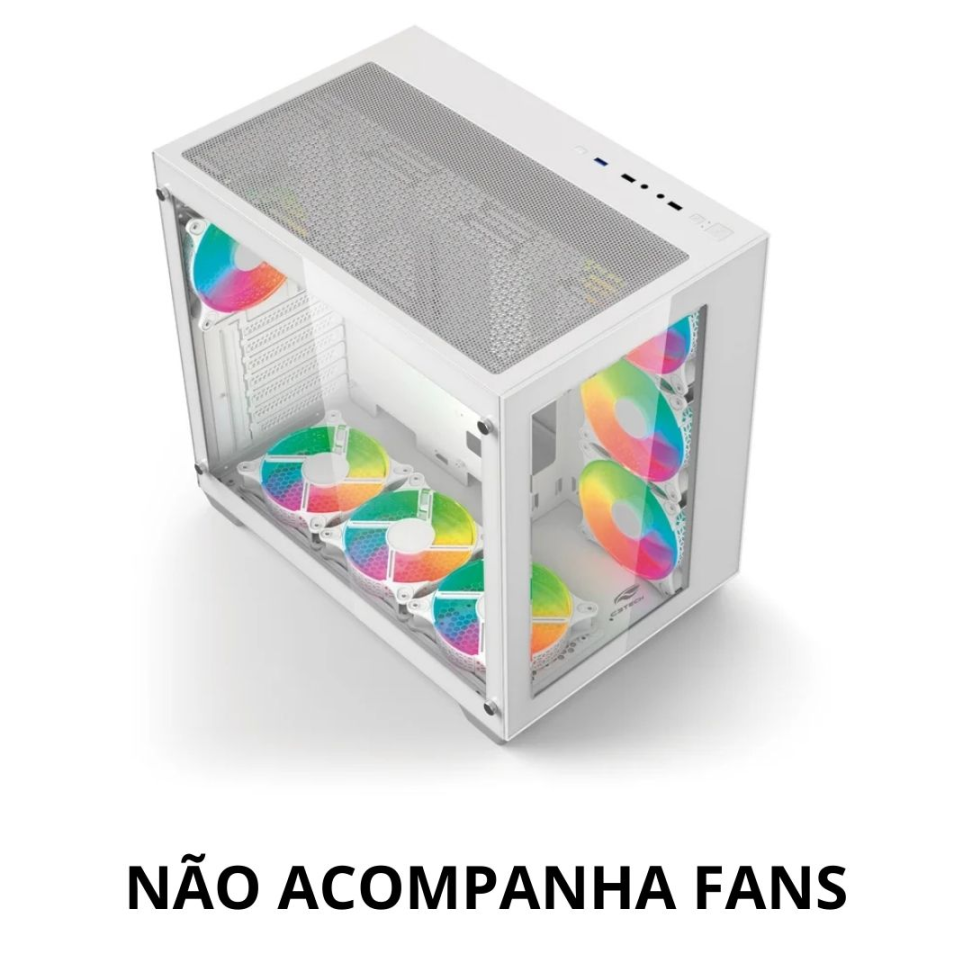 Gabinete Aquarius C3Tech, Branco - MT-G910 - #3