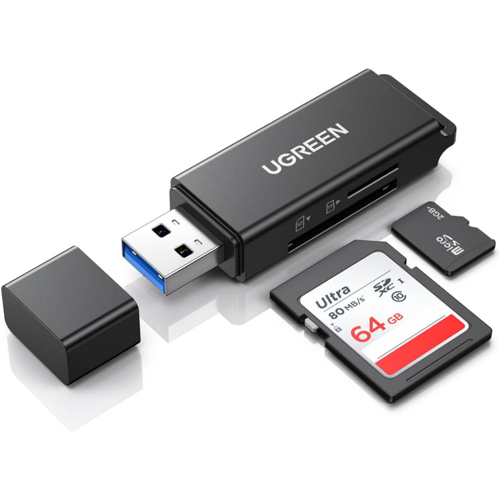 Leitor De Cartão SD USB 3.0 - Ugreen