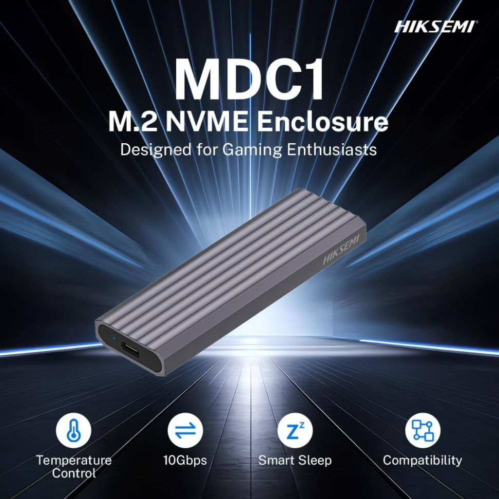 Case SSD M.2 Nvme 3.2 Gen2 10Gbps - Hiksemi MDC1 - #3