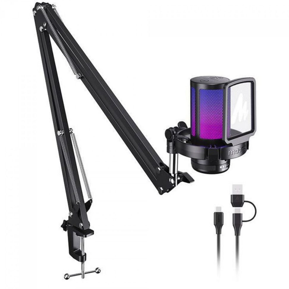 Microfone Gamer Maono Com Braço Articulado - DGM20S Preto - #4