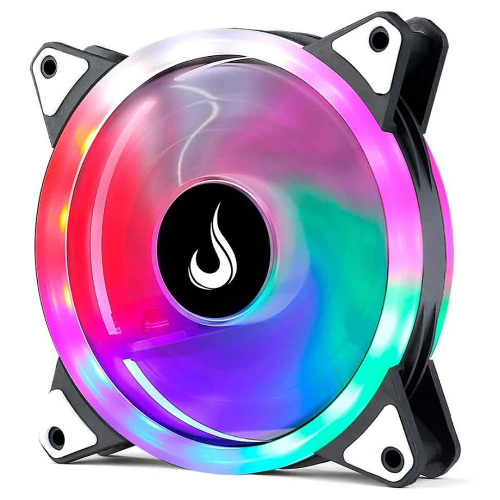 Ventoinha Galaxy Rainbow 120mm, Preto - Rise Mode - #3