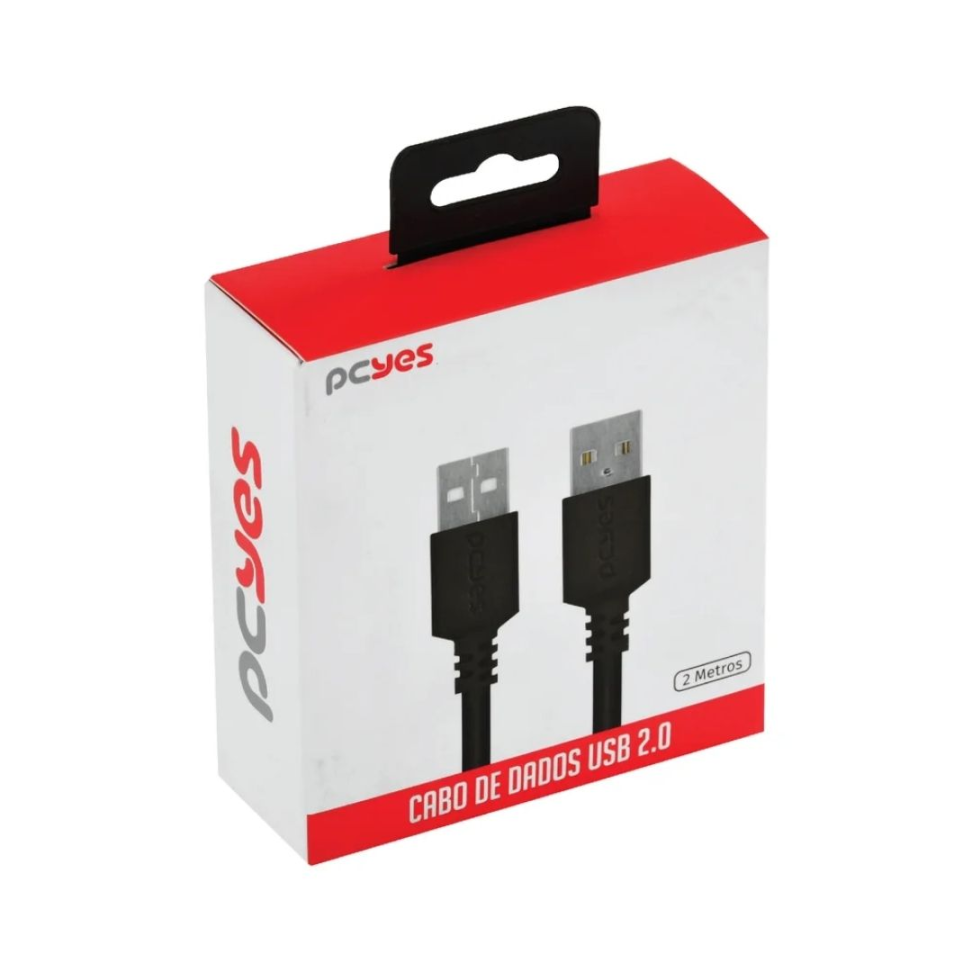 Cabo De Dados USB A Para USB A 2mt - Pcyes - #3