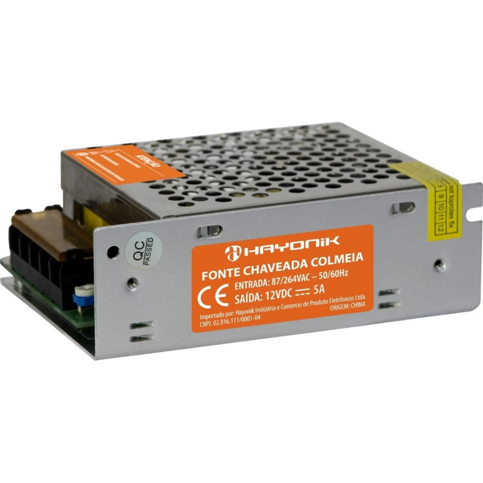 Fonte Chaveada Colmeia Hayonik Biv - FTC1205 5A 60W - #2