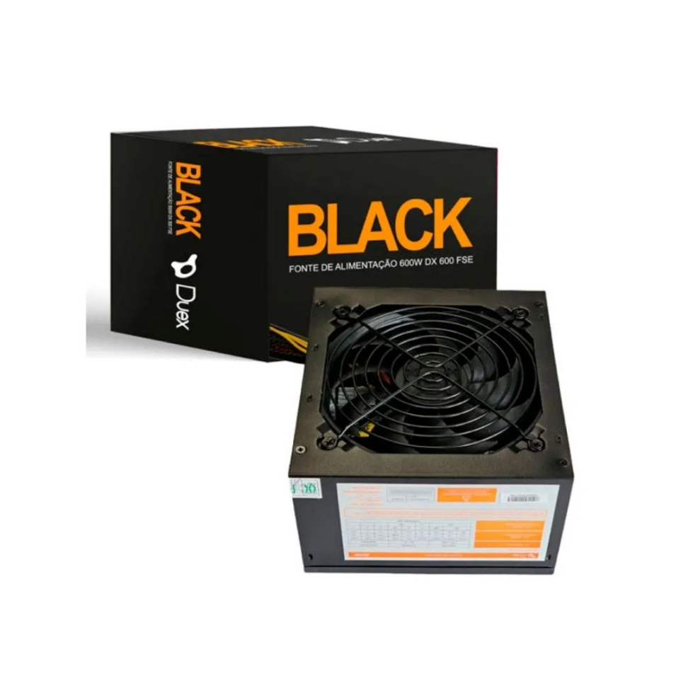 Fonte 600w Duex - DX 600 FSE