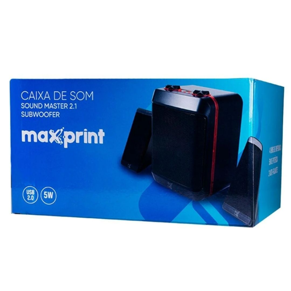 Caixa De Som Sound Master 2.1 Maxprint - #4