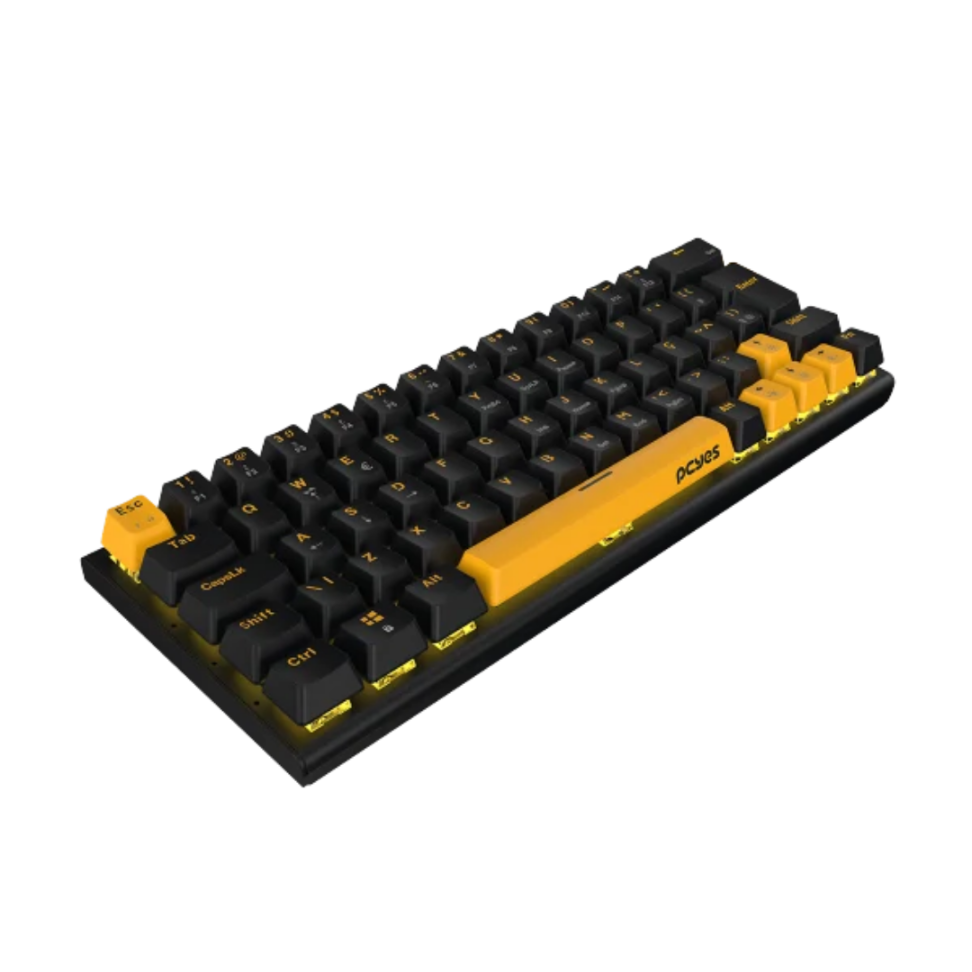 Teclado Mecanico 60% Pcyes Kuromori - Voyager Edition - Switch Red