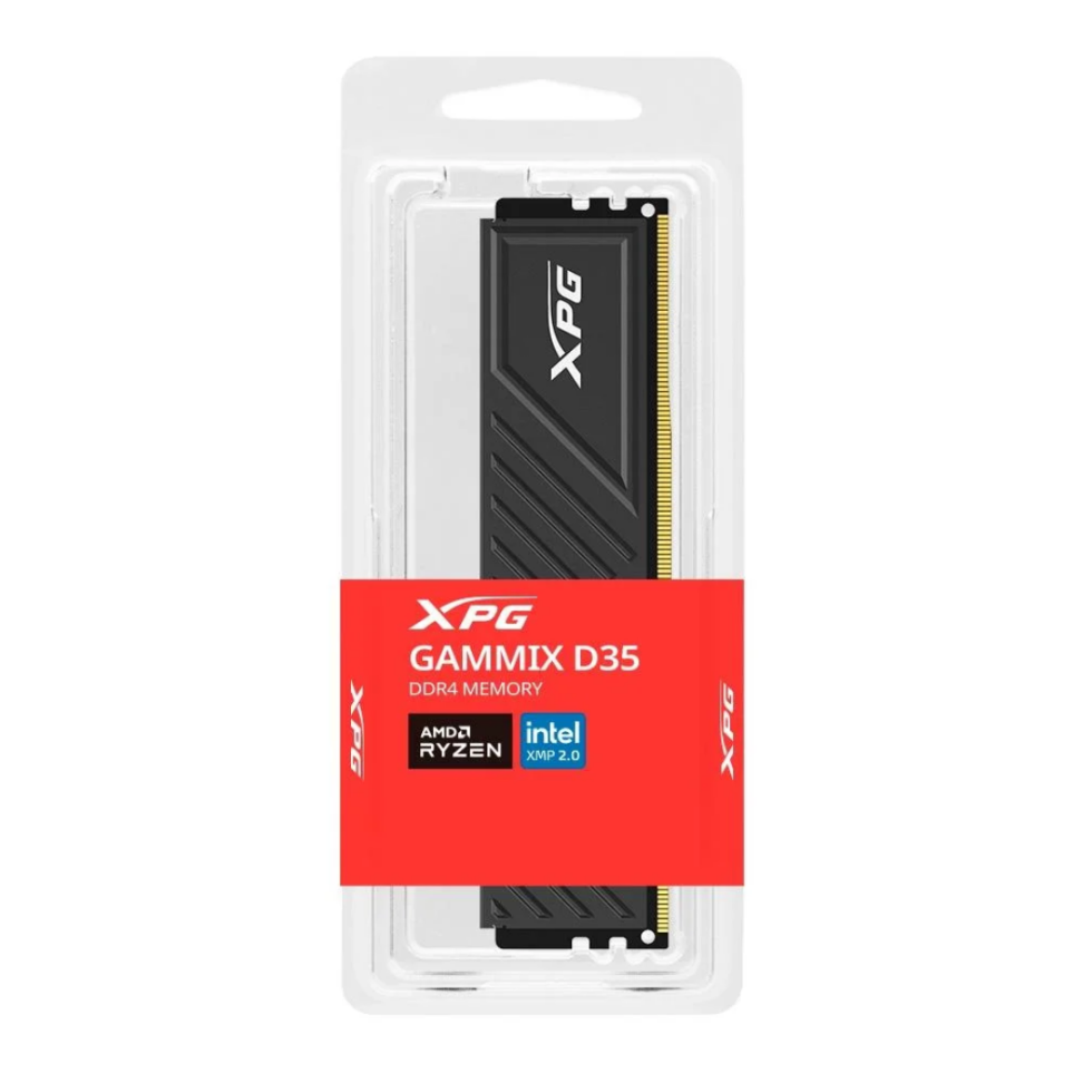 Memória RAM XPG Gammix D35, 16GB, 3200MHz, DDR4, CL16, Preto - AX4U320016G16A-SBKD35