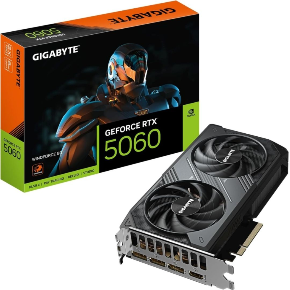 Placa De Vídeo RTX 5060 8GB - Gigabyte
