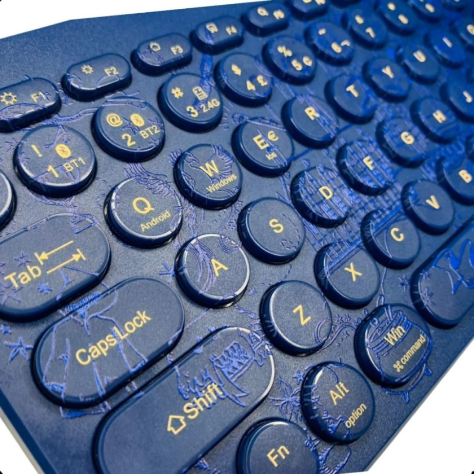 Combo Teclado e Mouse sem Fio Harry Potter - Letron - #2