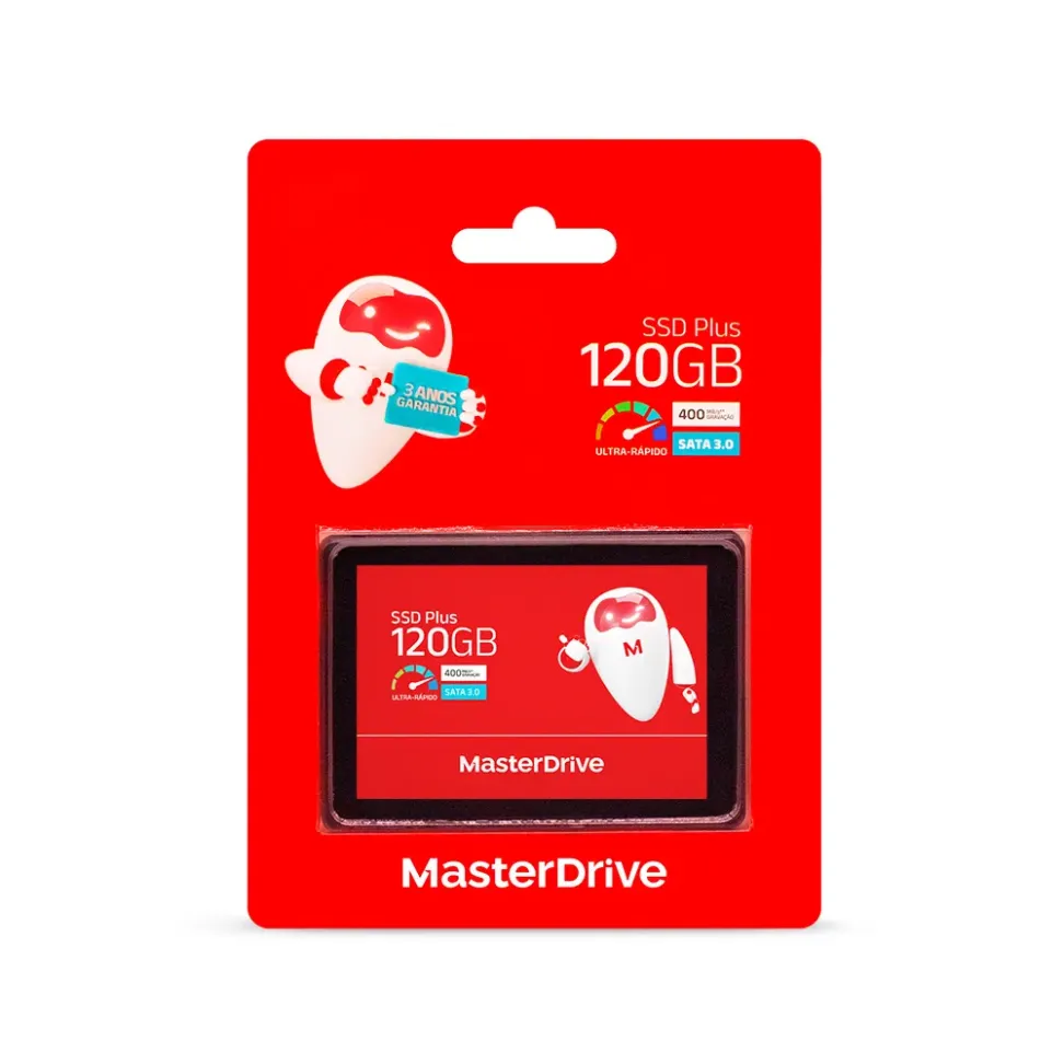 SSD MasterDrive 120gb Plus Ultra-Rápido Sata 3.0
