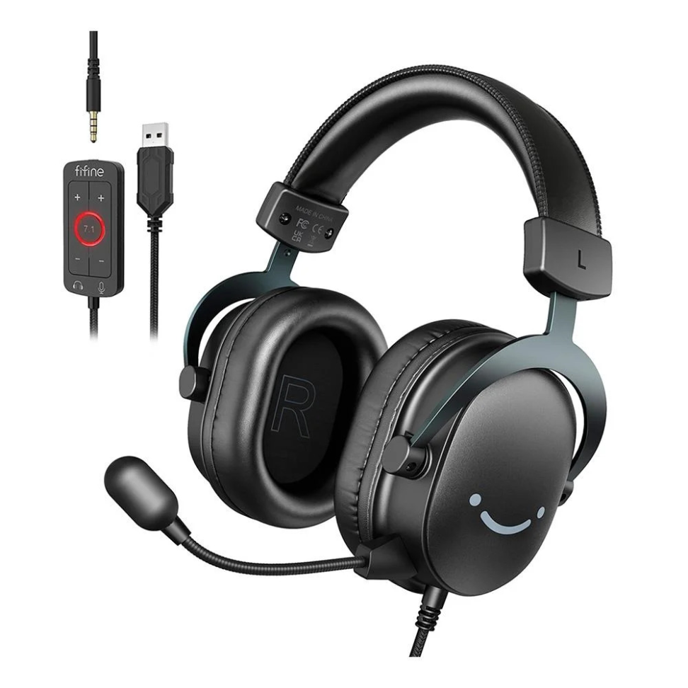 Headset Gamer Fifine H9 Surround 7.1 USB
