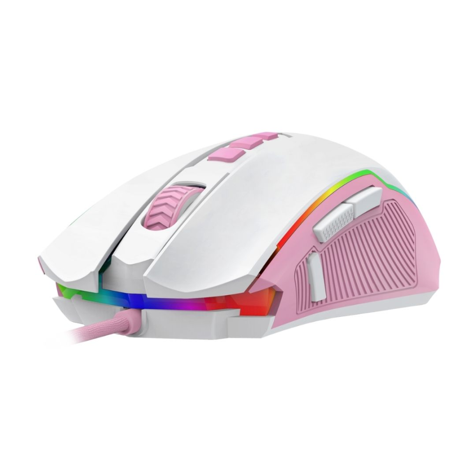 Mouse Gamer Ranger Branco/Rosa - Redragon - #3
