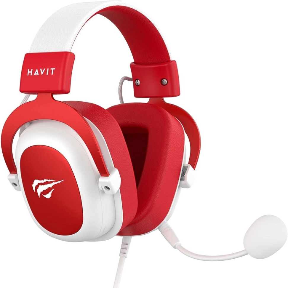 Headset Havit H2002D White/Red - #5