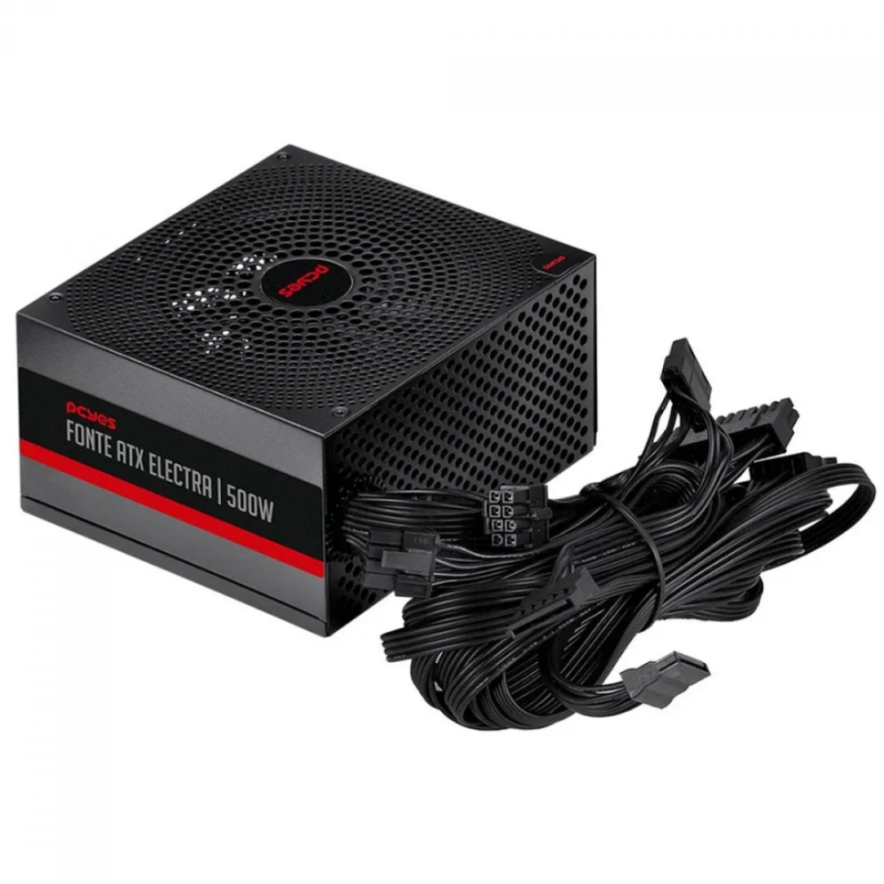 Fonte 500W ATX Electra PFC Ativo - Pcyes
