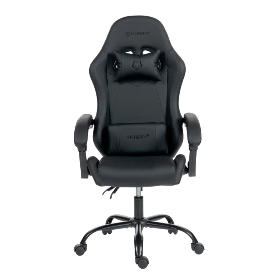 Cadeira Gamer Husky Storm 100 Preta, Reclinável 135º, 120Kg