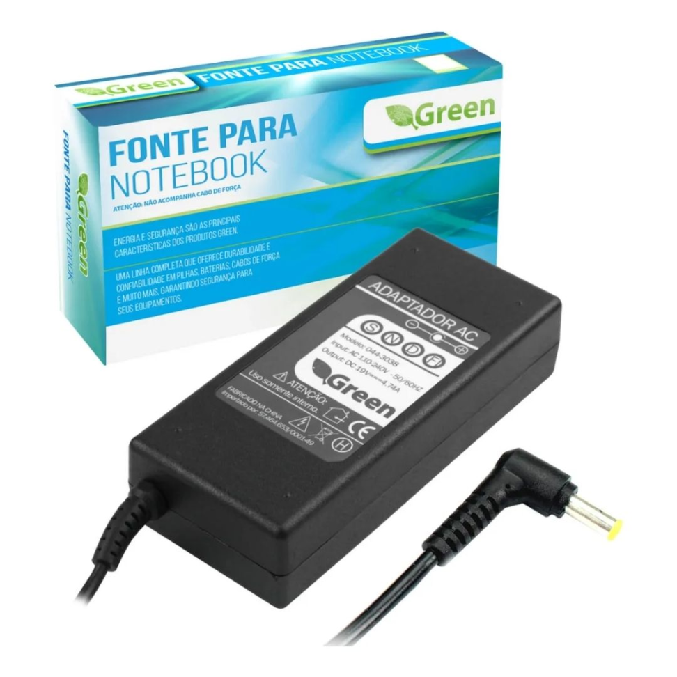 Fonte Para Notebook Green - Modelo 3038 Acer - #3
