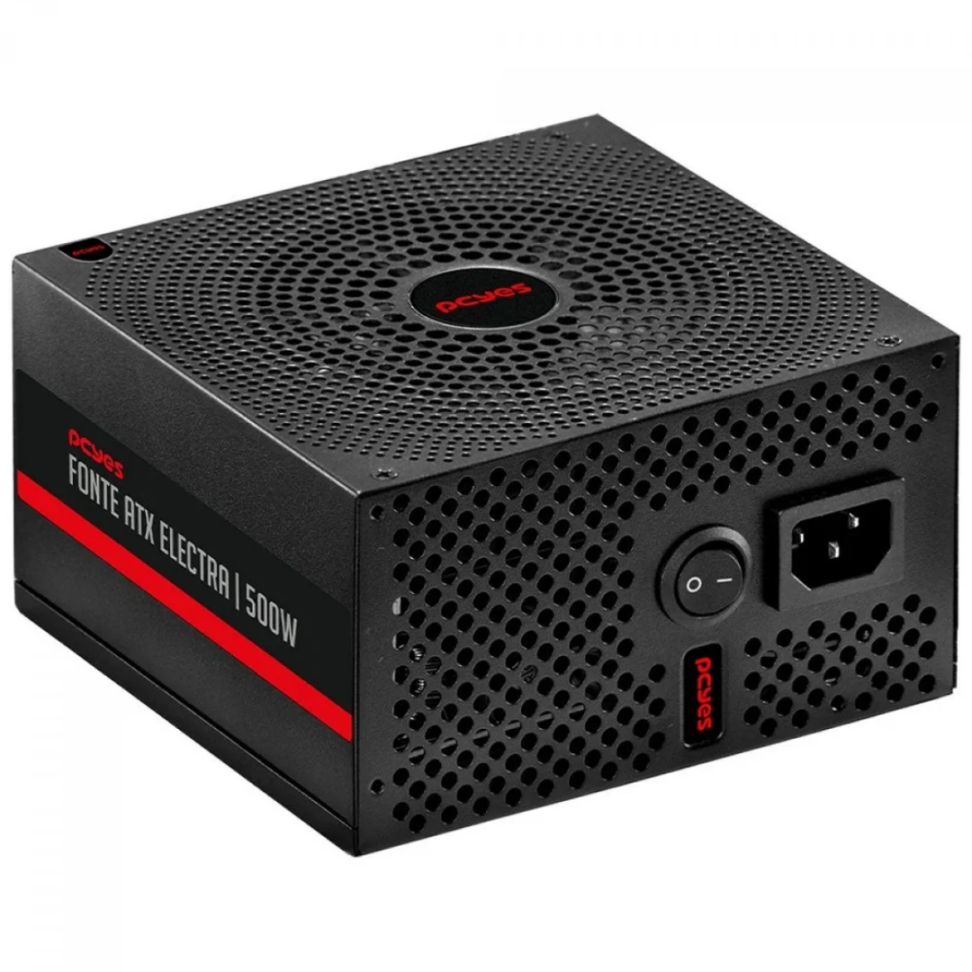 Fonte 500W ATX Electra PFC Ativo - Pcyes