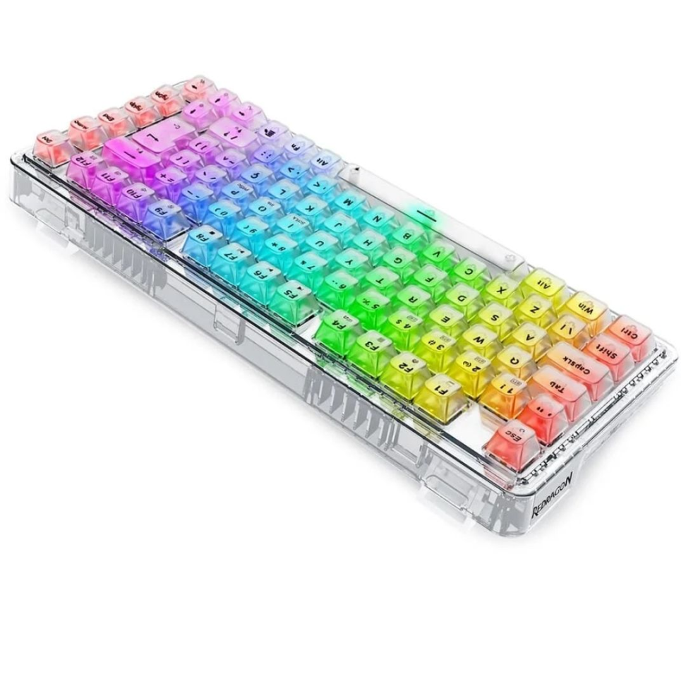 Teclado Gamer Mecânico ELF Pro RGB Crystal Clear 75% - Redragon - #5