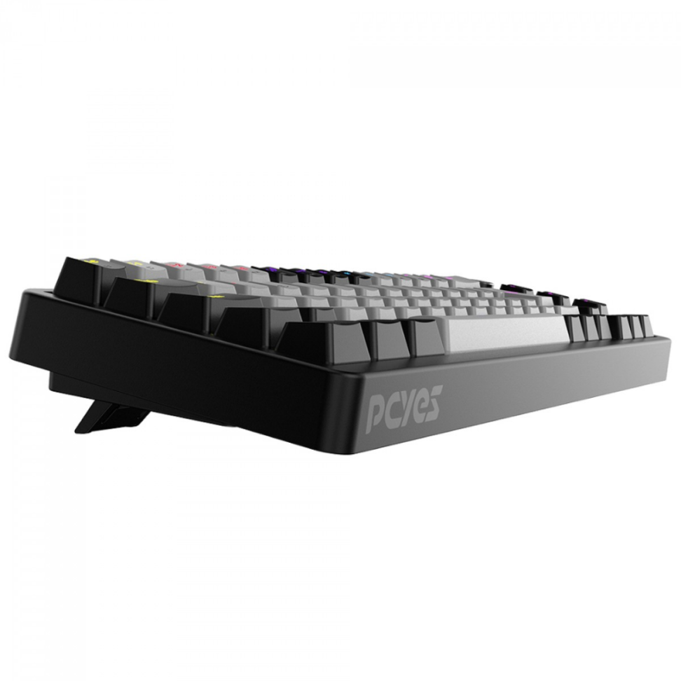 Teclado Mecânico Mecka Black Vulcan 65% Pcyes - Switch Red - Led Rainbow - #3
