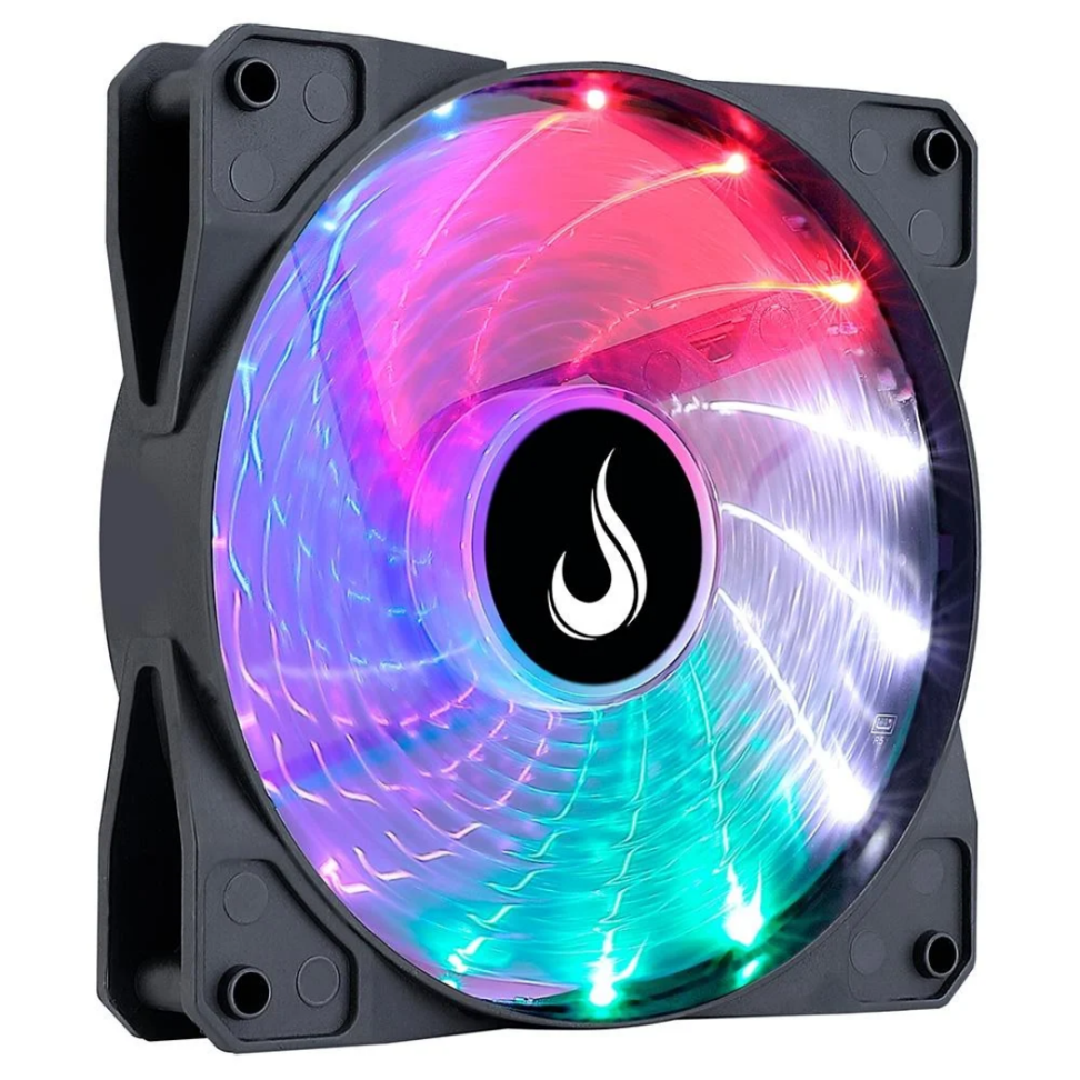 Ventoinha Wind Rainbow 120mm, Preto - Rise Mode