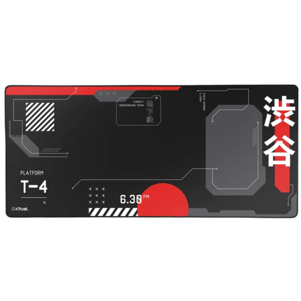 Mousepad XXL Gaming Trust Subway, Preto - 25716 GXT 759
