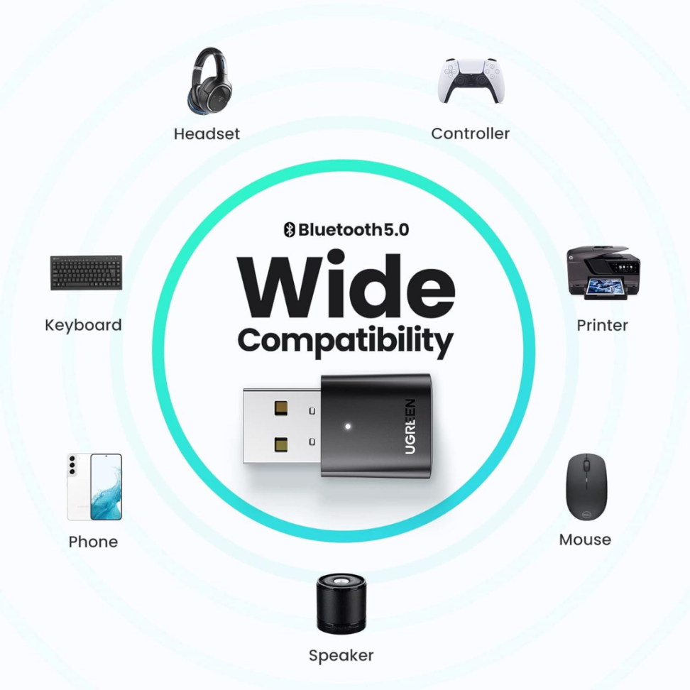 Adaptador Bluetooth 5.0 USB Ugreen - CM390