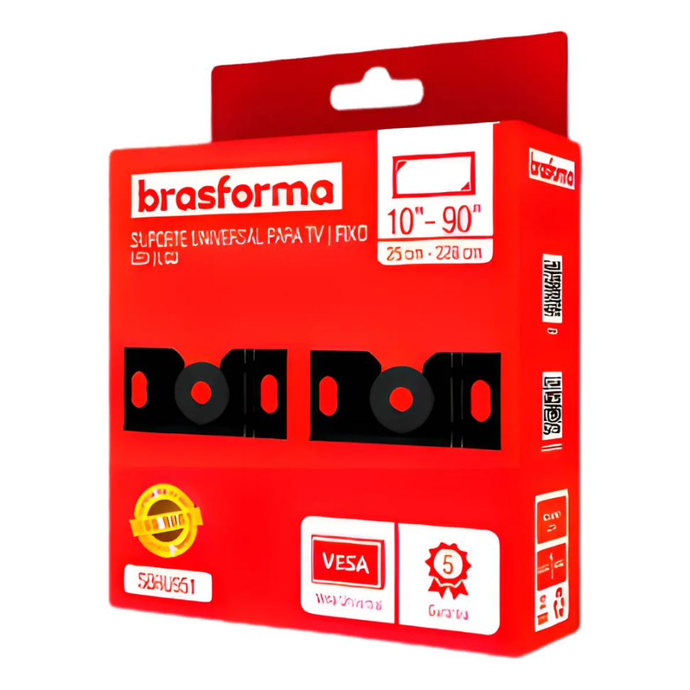 Suporte Fixo de Parede Universal Brasforma