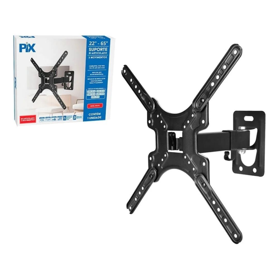 Suporte Para TV Bi-Articulado PXP3 - Pix - #2