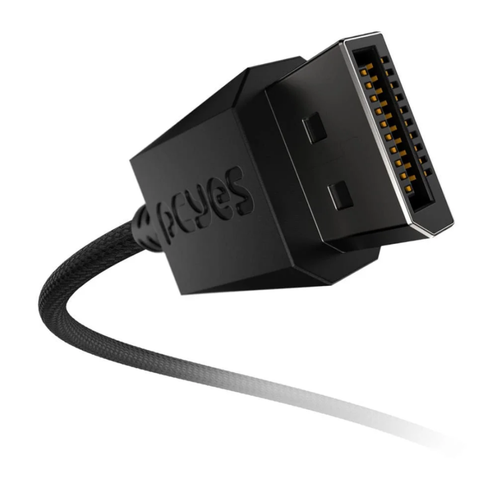 Cabo Displayport 2.1 Nylon Preto, 2M - Pdpn2-2 - #3