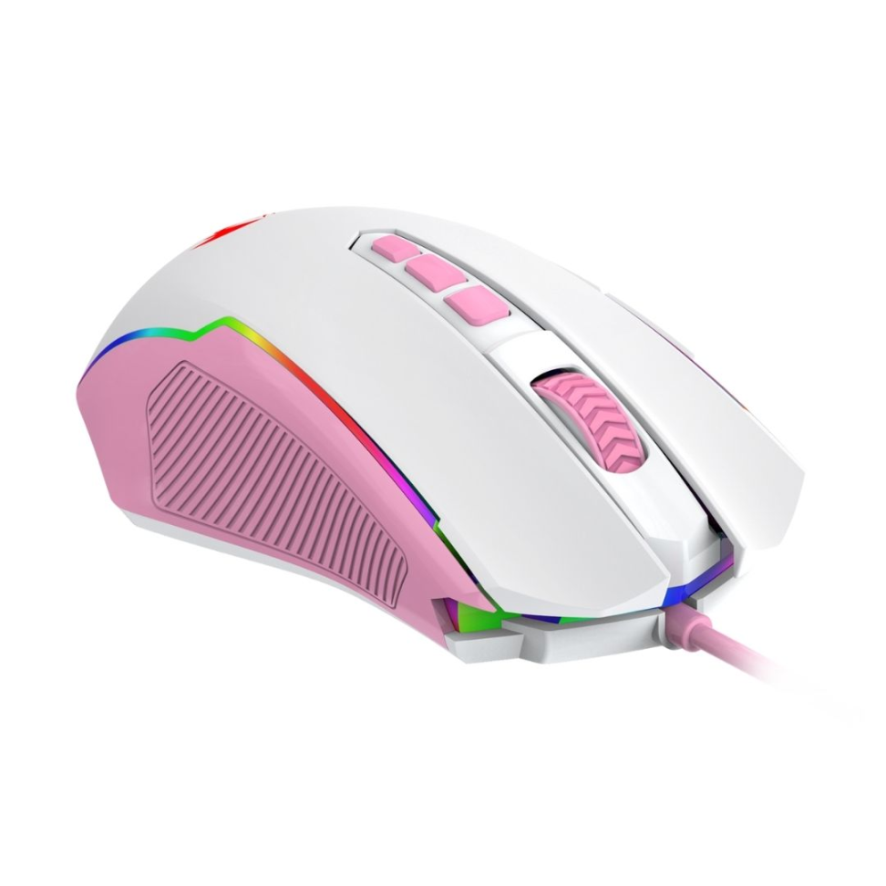 Mouse Gamer Ranger Branco/Rosa - Redragon - #2